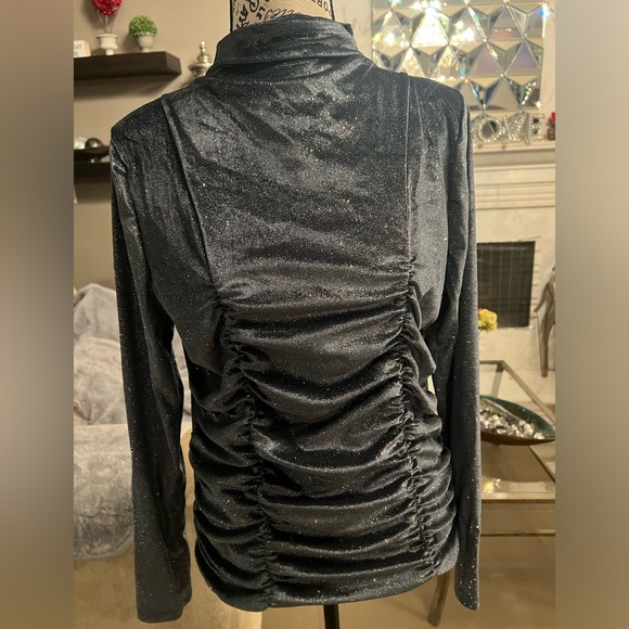 🆕 Beautiful, Sparkly ~ A Love Story Blue Sparkle Top - Picture 8 of 15